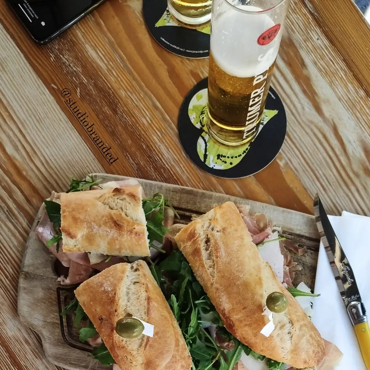Panini Mit Rohschinken