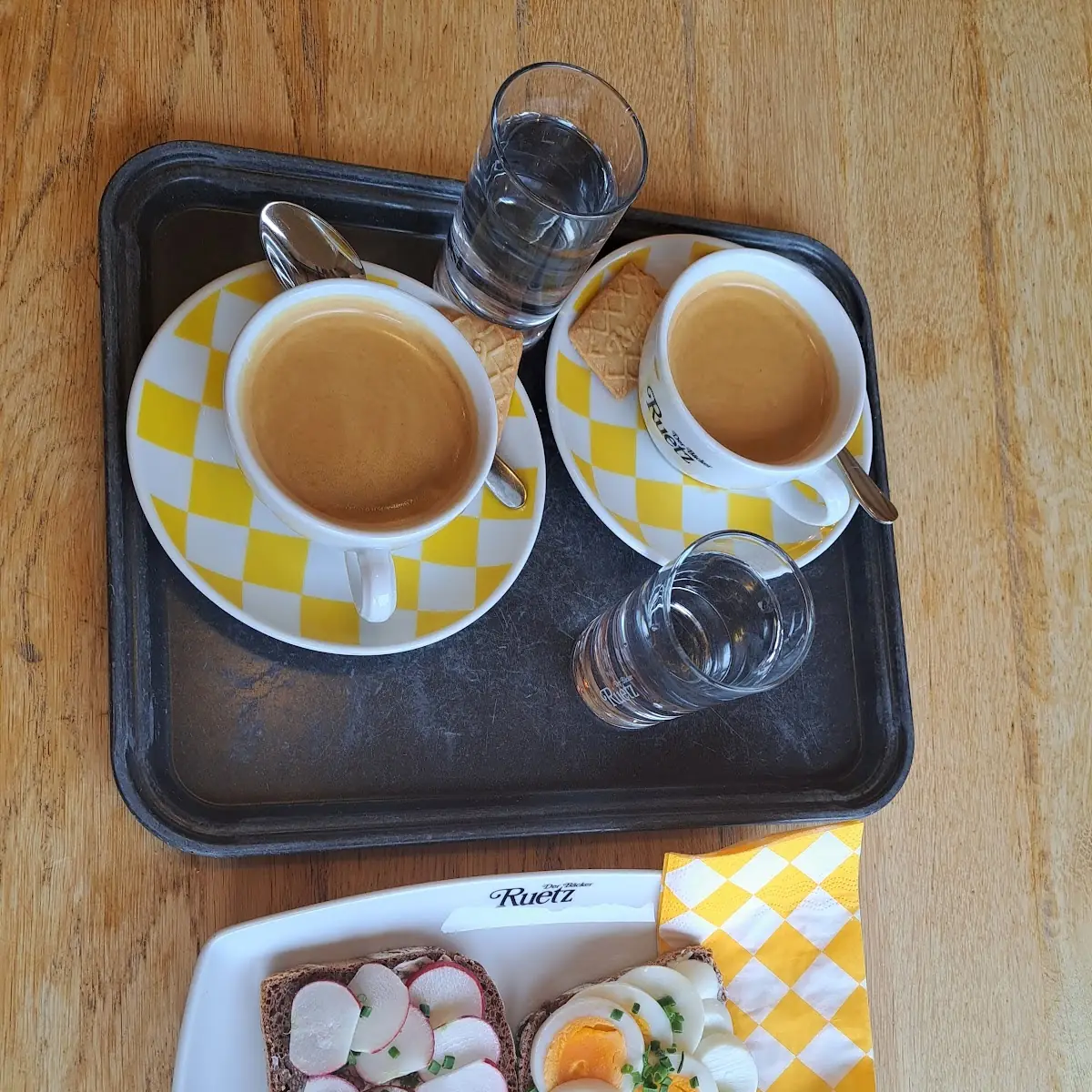 Eierbrot Und Radieschenbrot