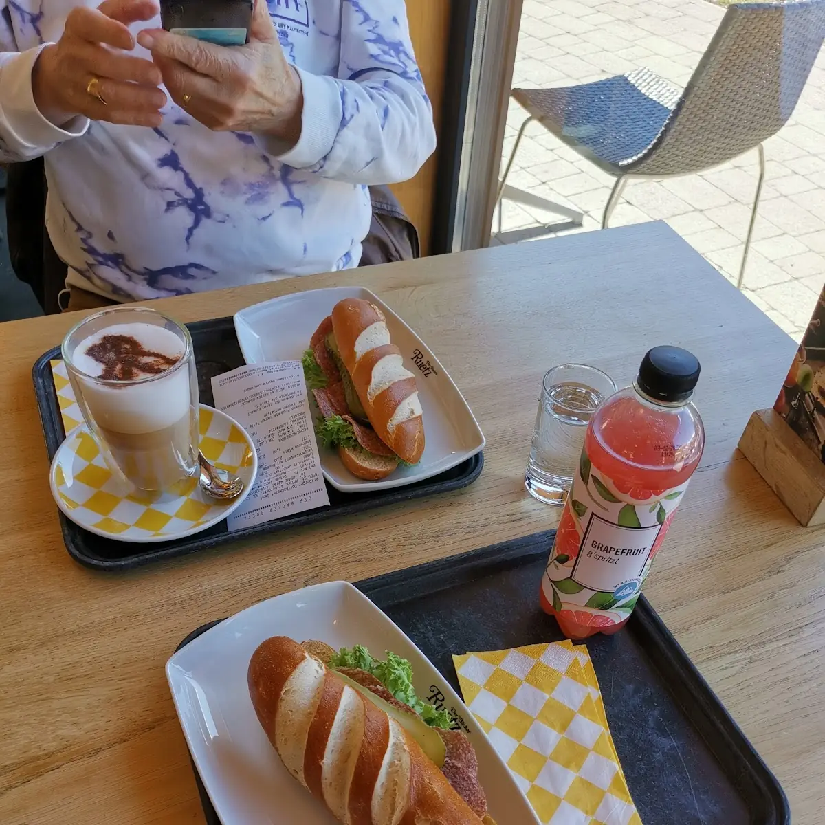 Salzstange Mit Salami