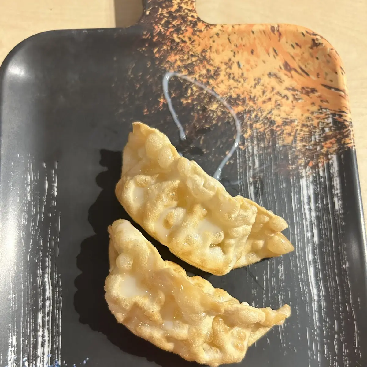 Frittierte apfel gyoza 3 pc