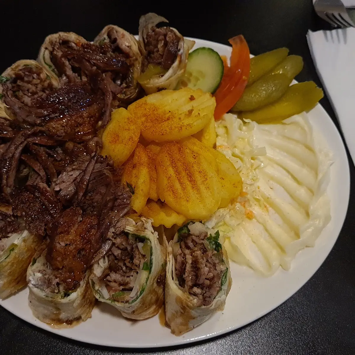 Arabische Shawarma Teller