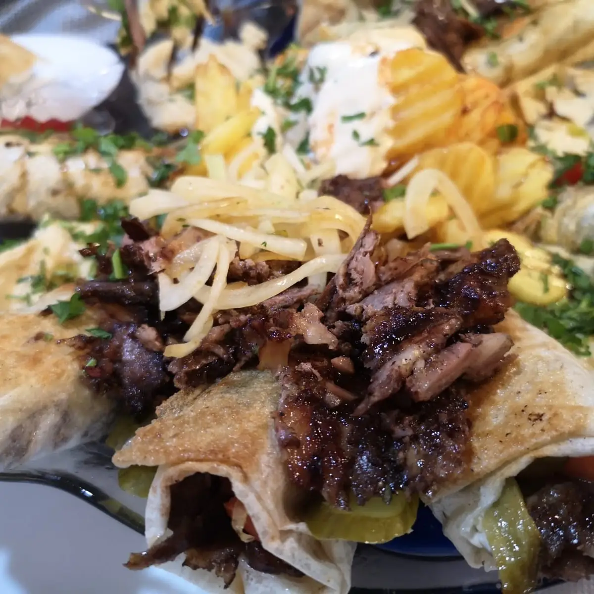 Arabische Shawarma Vom Lamm