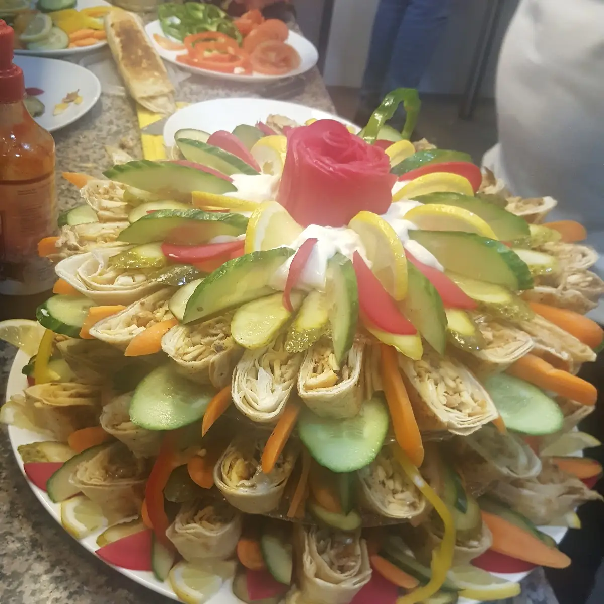 Shawarma Cake