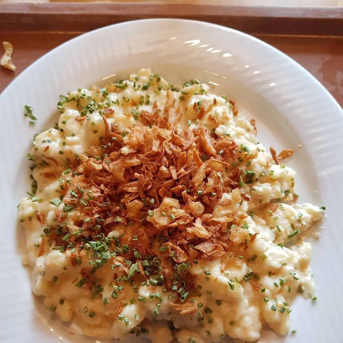 Käsespätzle Mit Zwiebeln