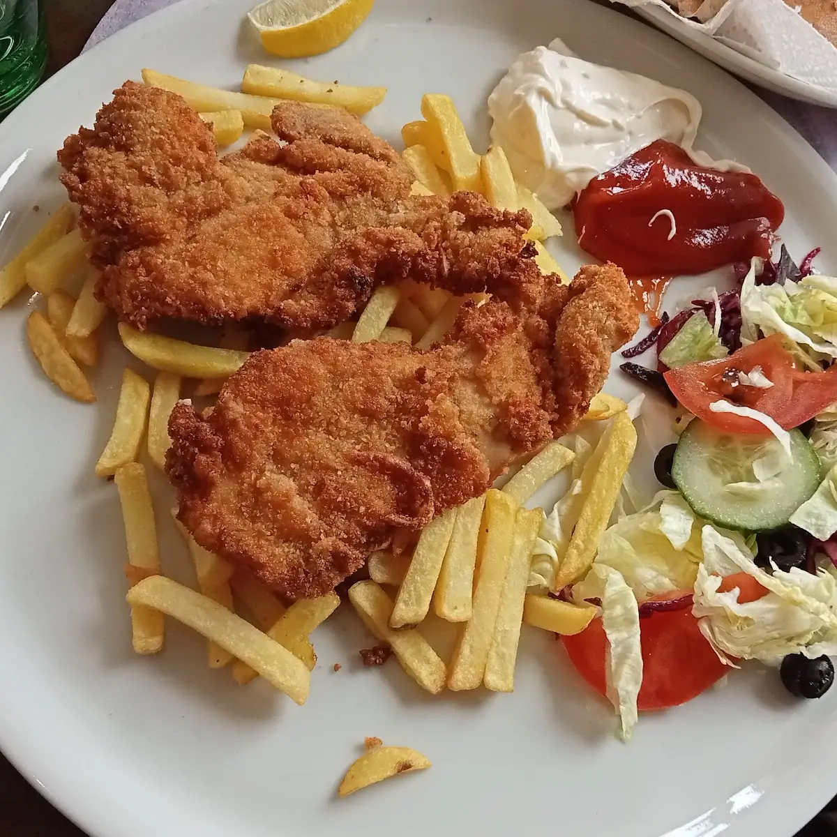 Schnitzel Teller
