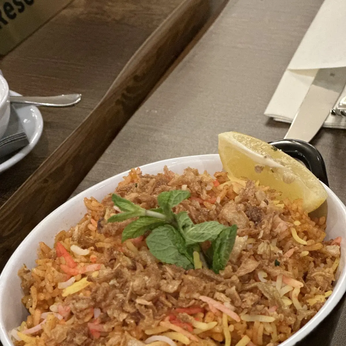 Lamm Biryani a G