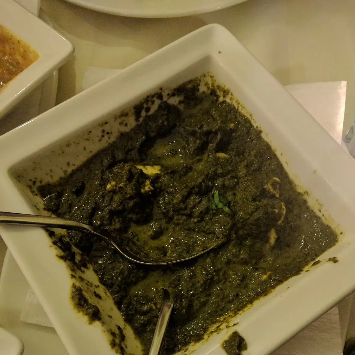 Menü Palak Paneer