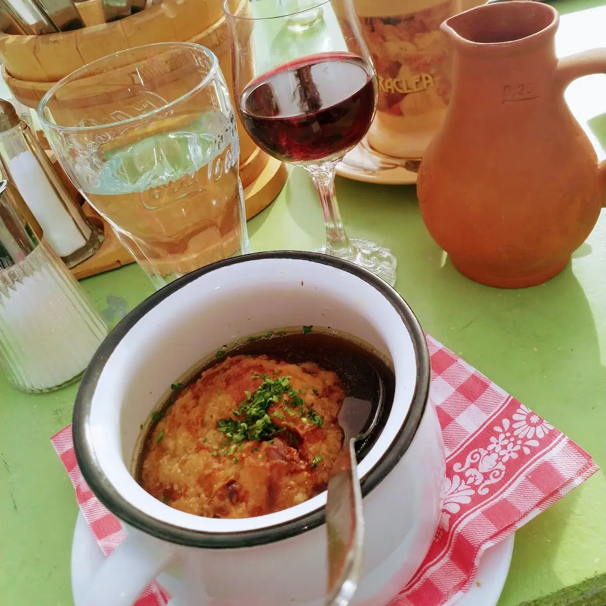Onion Soup with Dumplings
