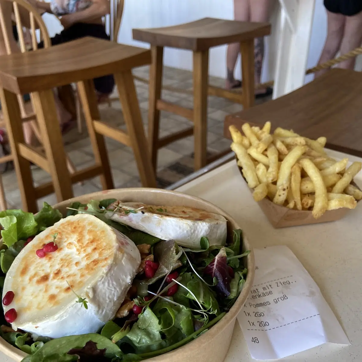 Bowl Mit Ziegenkäse