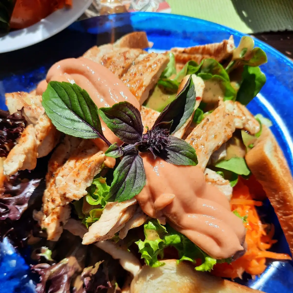 Salat Mit Putenstreifen