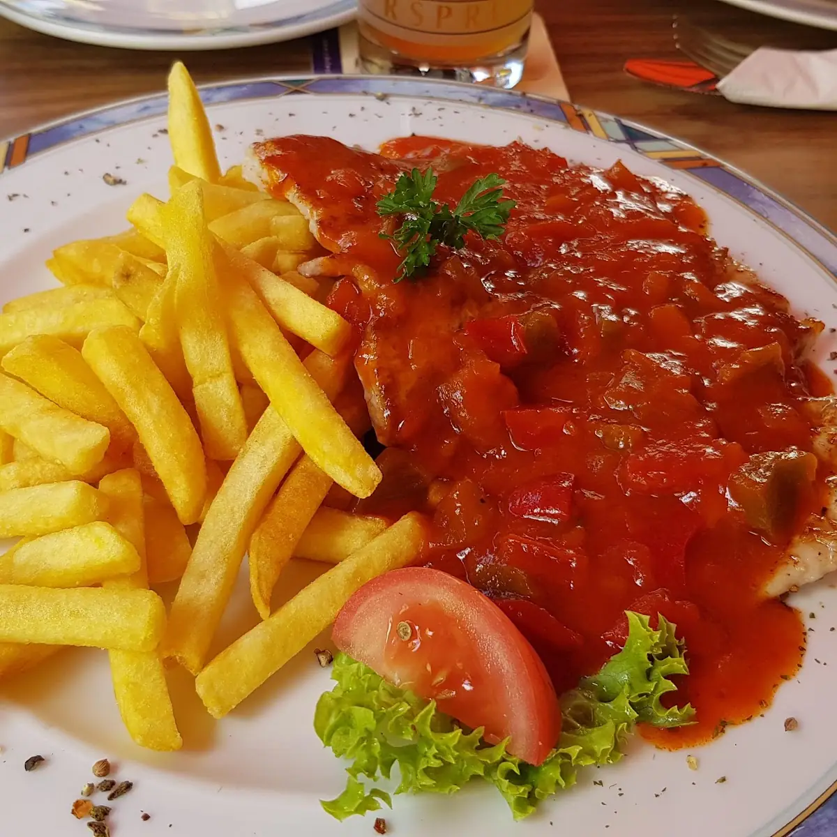 Zigeunerschnitzel Mit Pommes