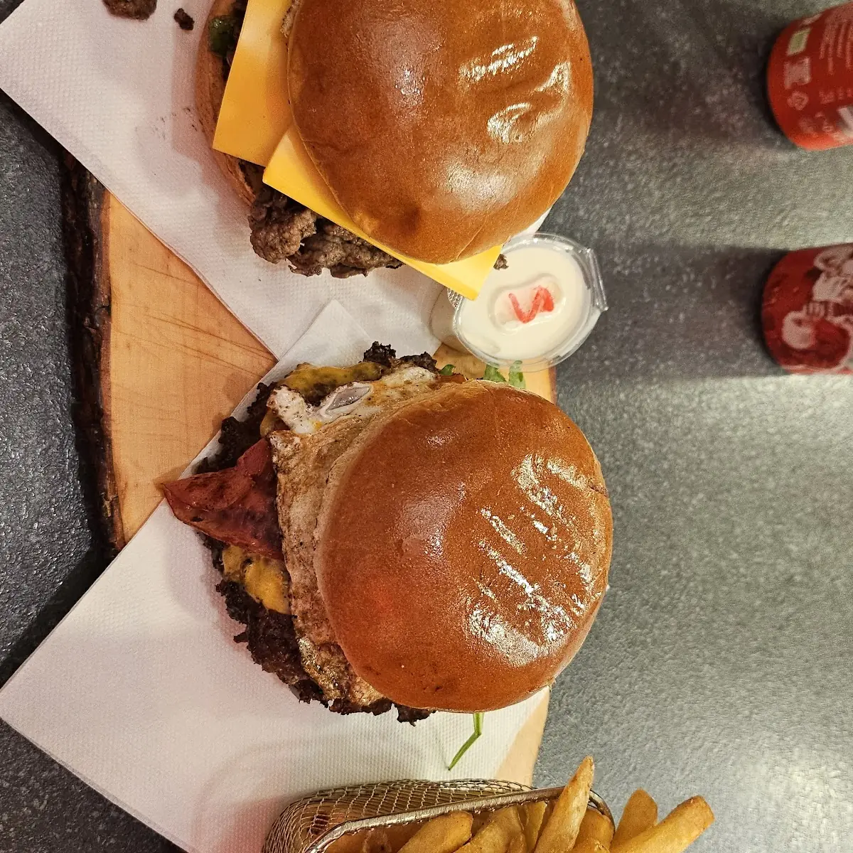 Philadelphia Steak Burger & Farm Burger