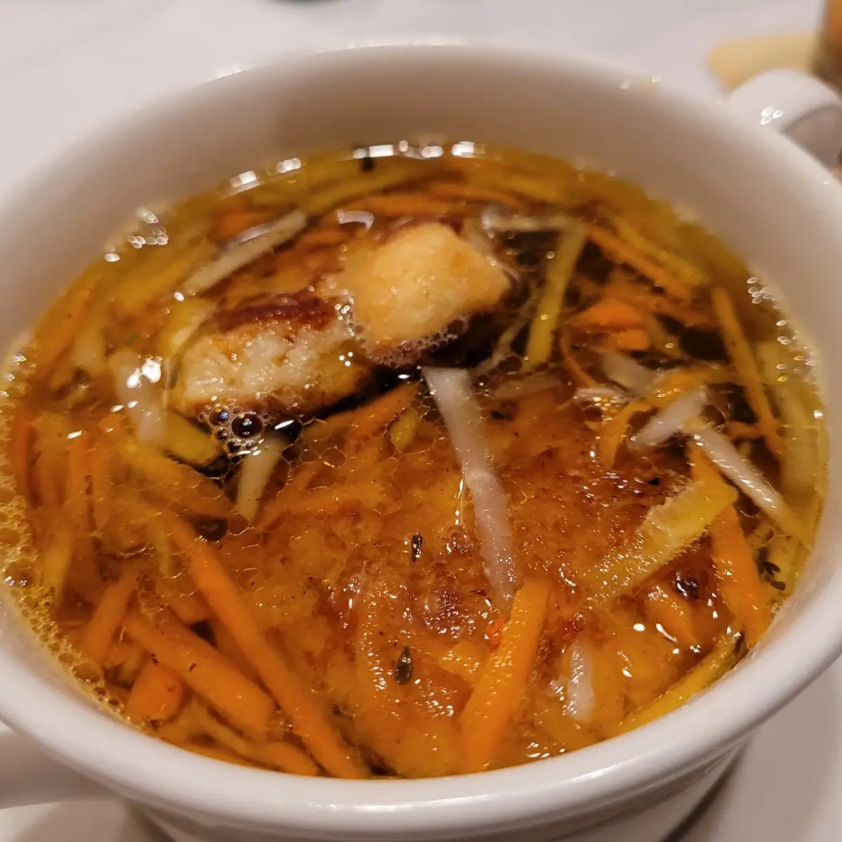 Kaspressknödelsuppe