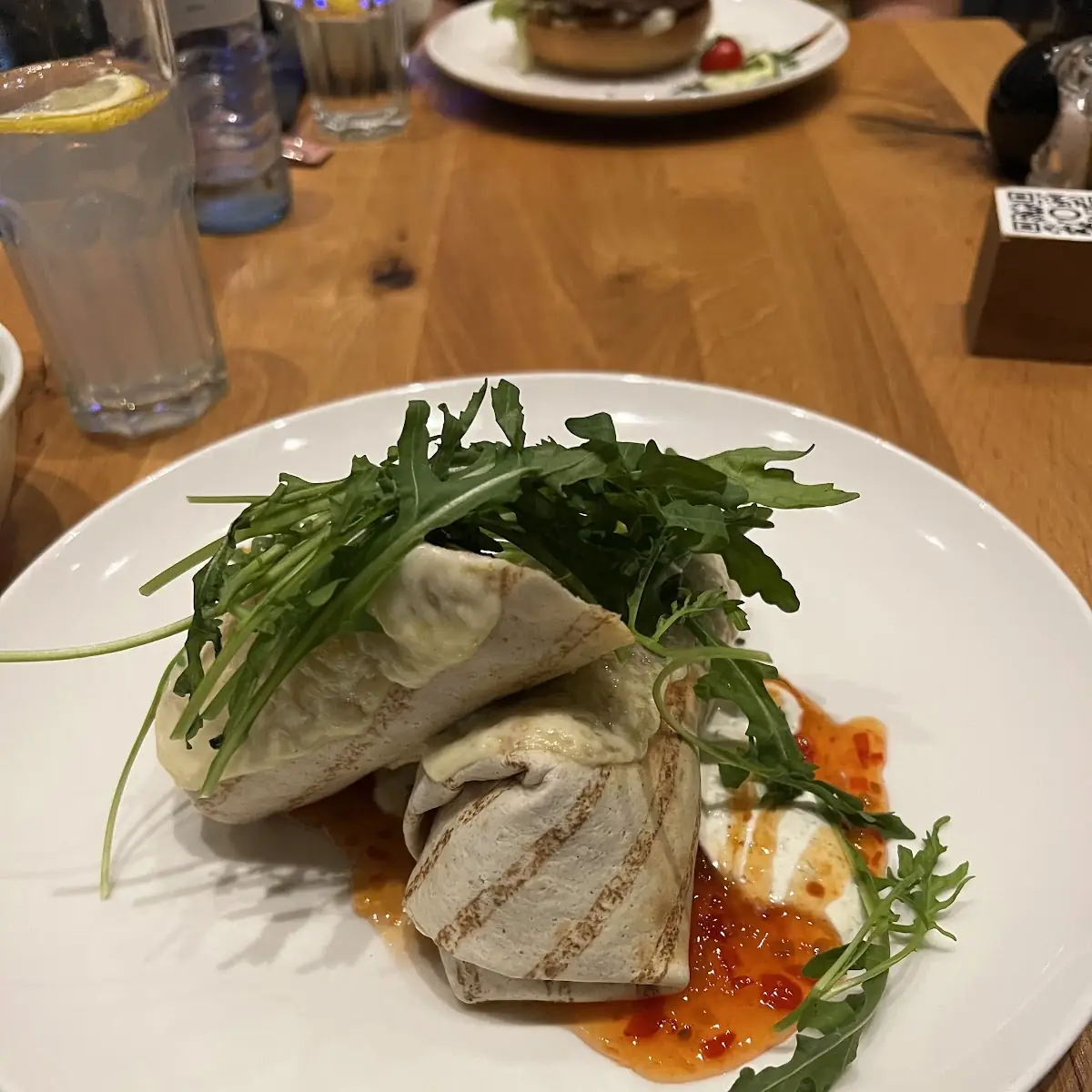 Vegetarischer Wrap