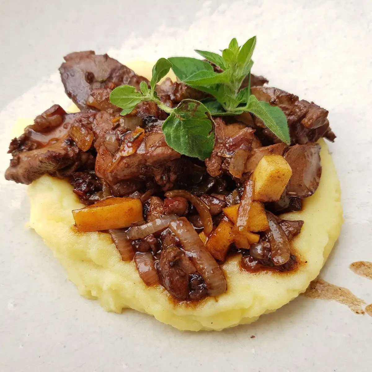 Glasierte Entenleber