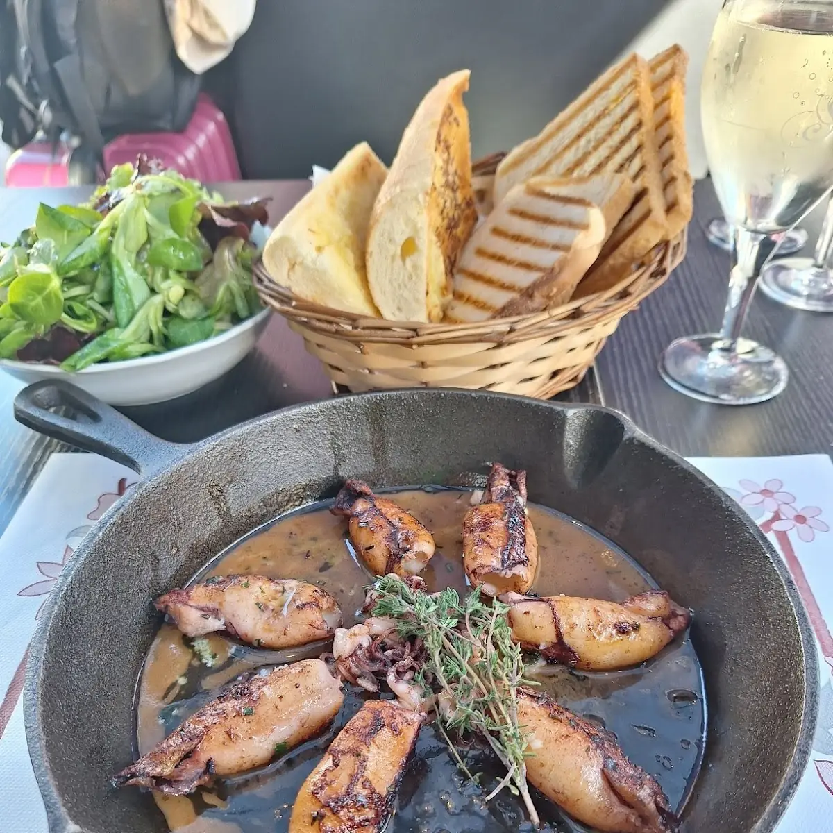 Gegrillte Calamari