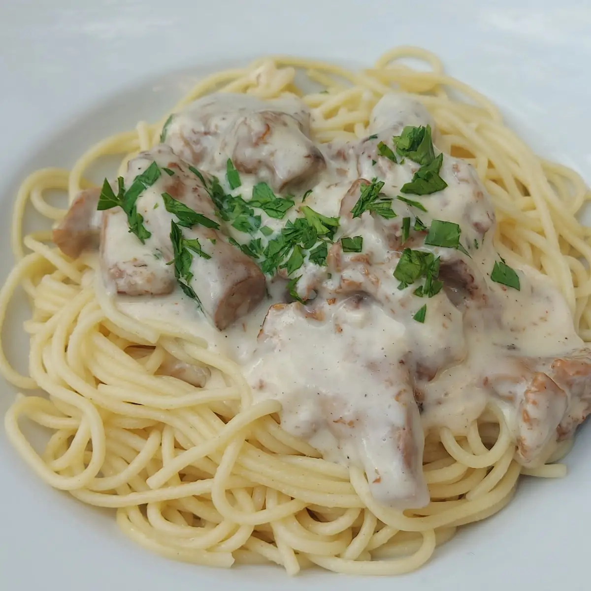 Spaghetti Mit Eierschwammerl