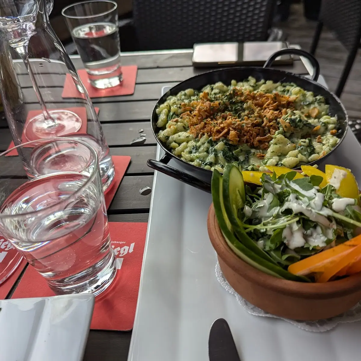 Spinatspätzle