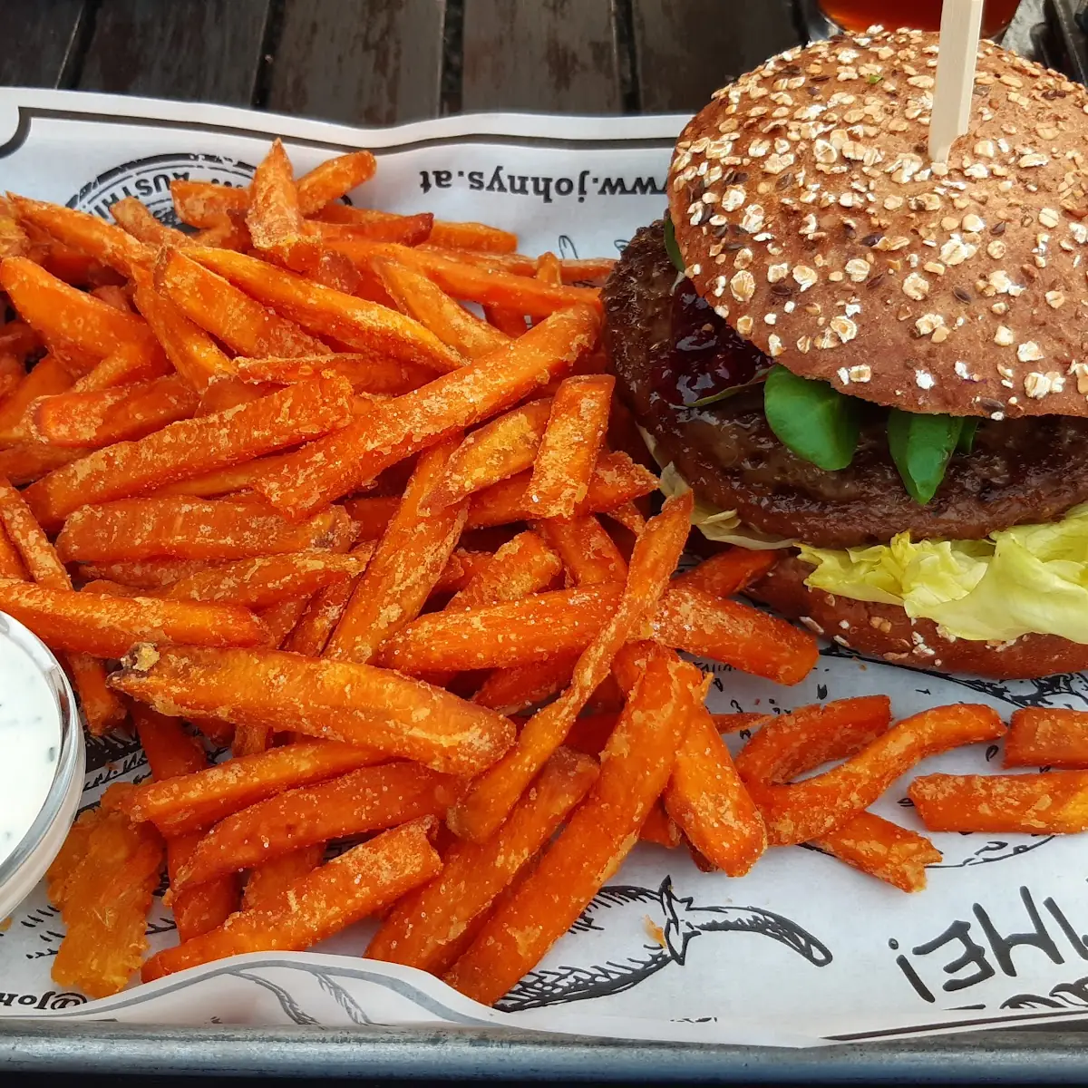 Süßkartoffel Pommes