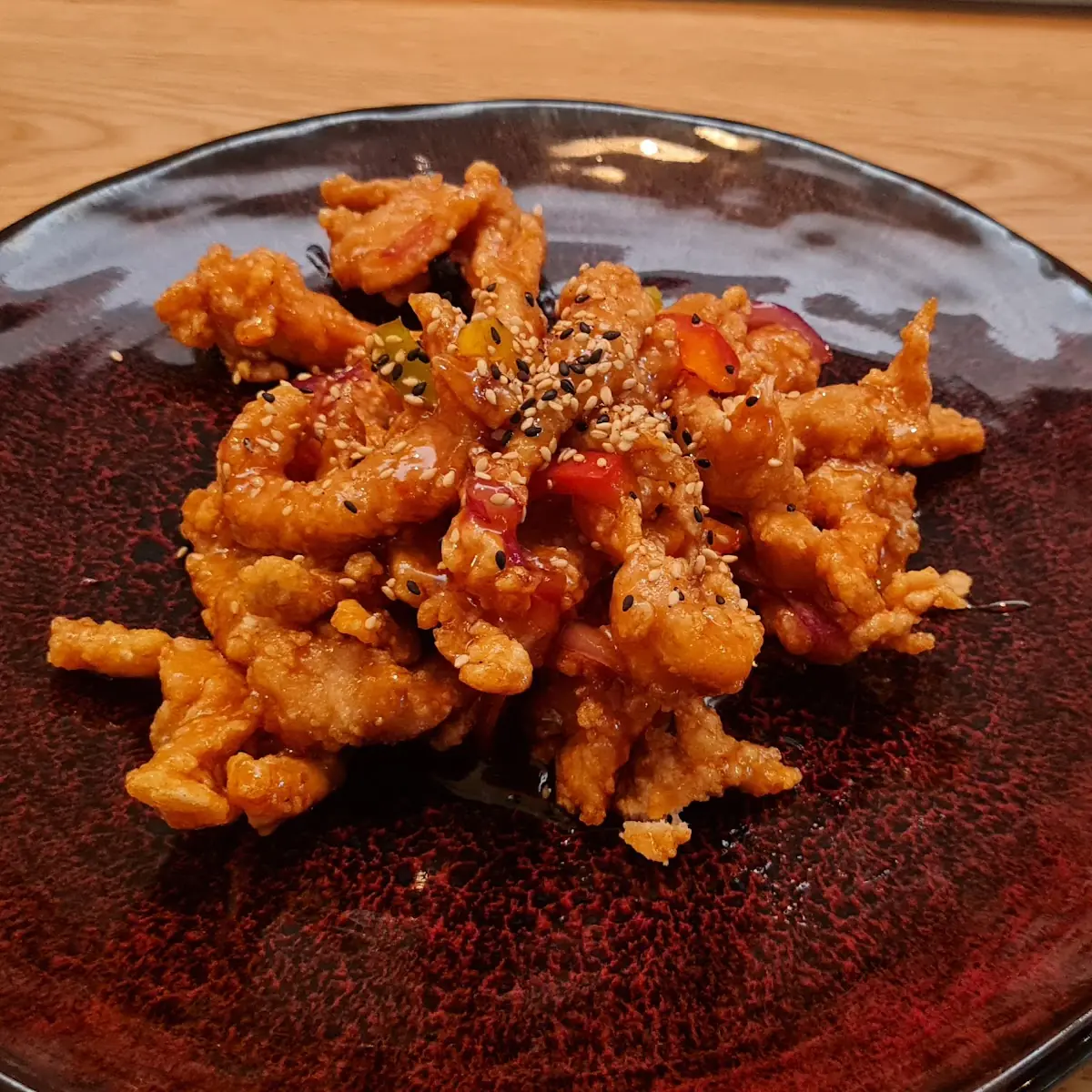 Sesam Huhn Gebacken