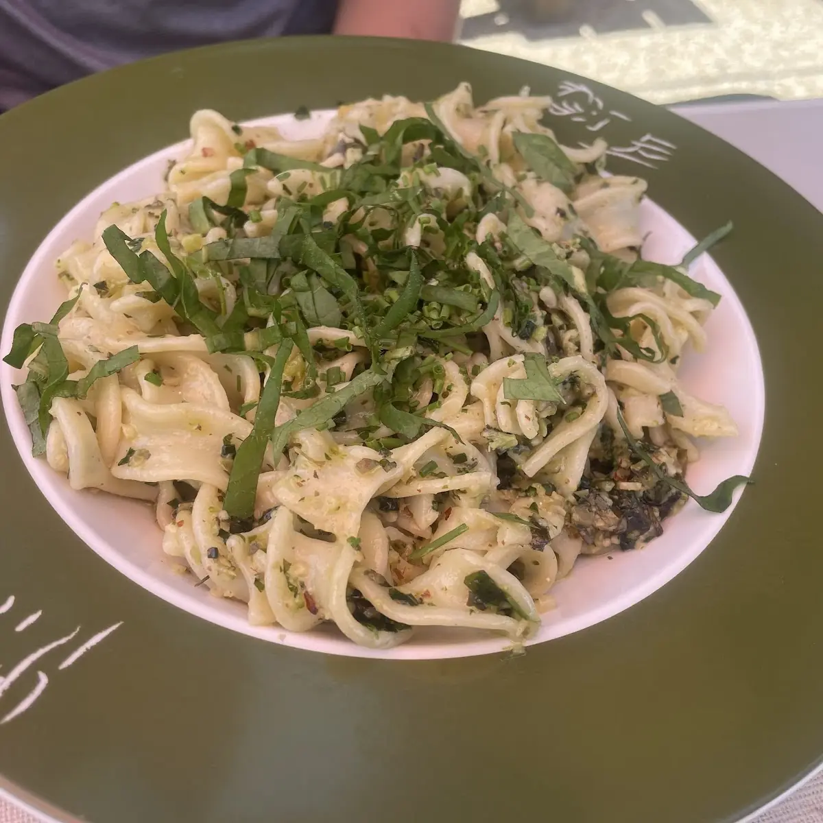Hüttennudeln Mit Bergkräuterpesto
