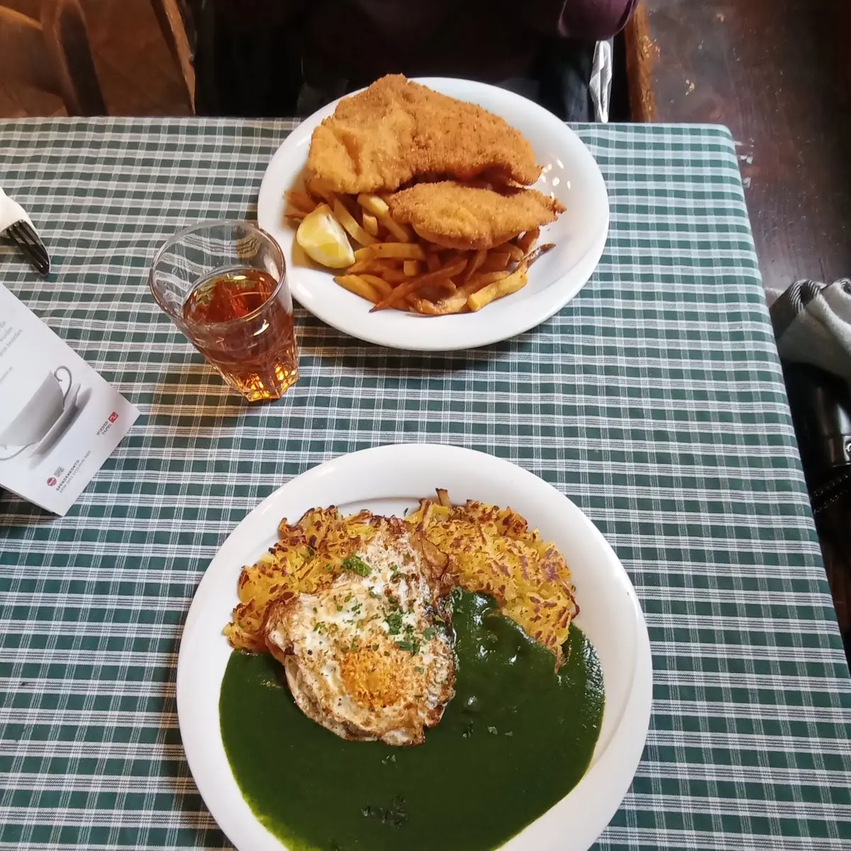 Cream Spinach With Fried Egg And Rösti