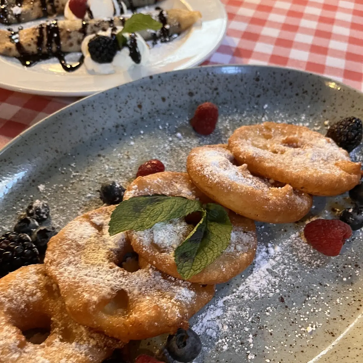 Delicioso Postre Hecho Con Manzana