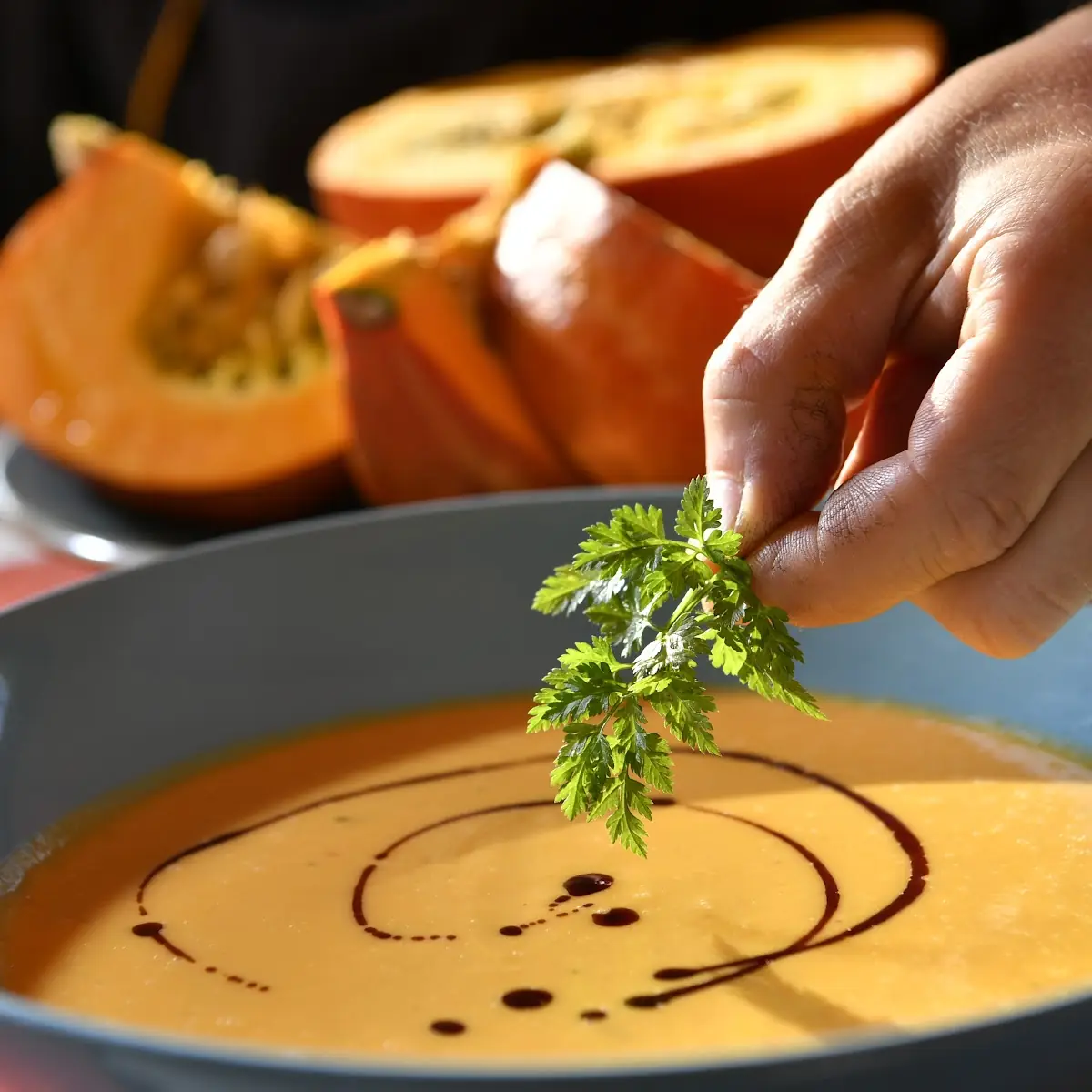 Kürbiscremesuppe