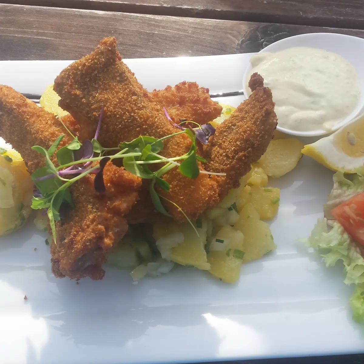 Gebackener Karpfen