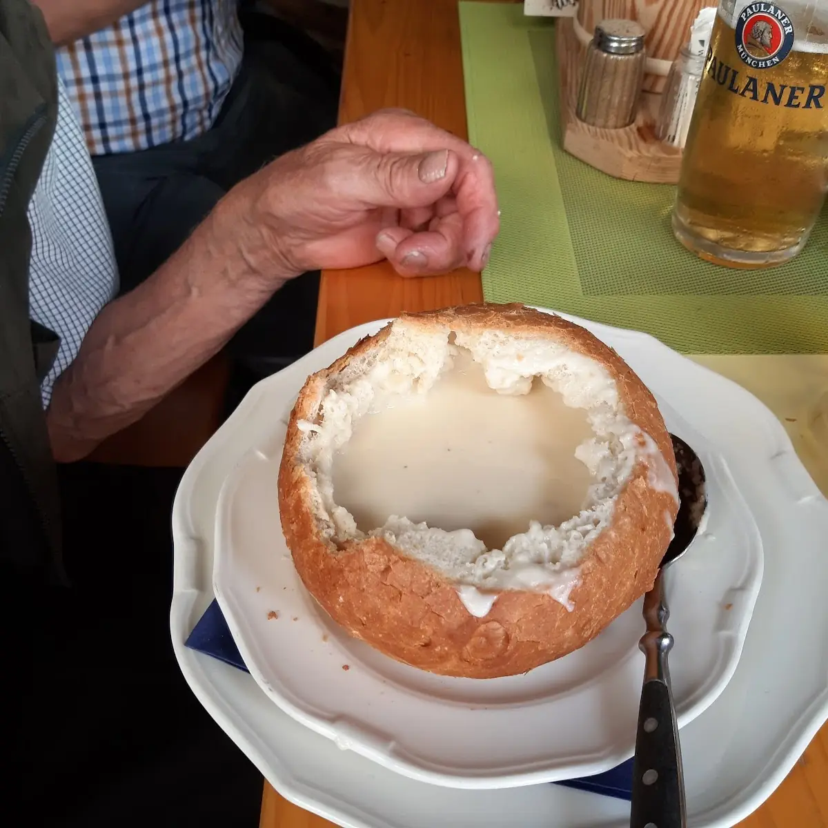 Knoblauchcremesuppe