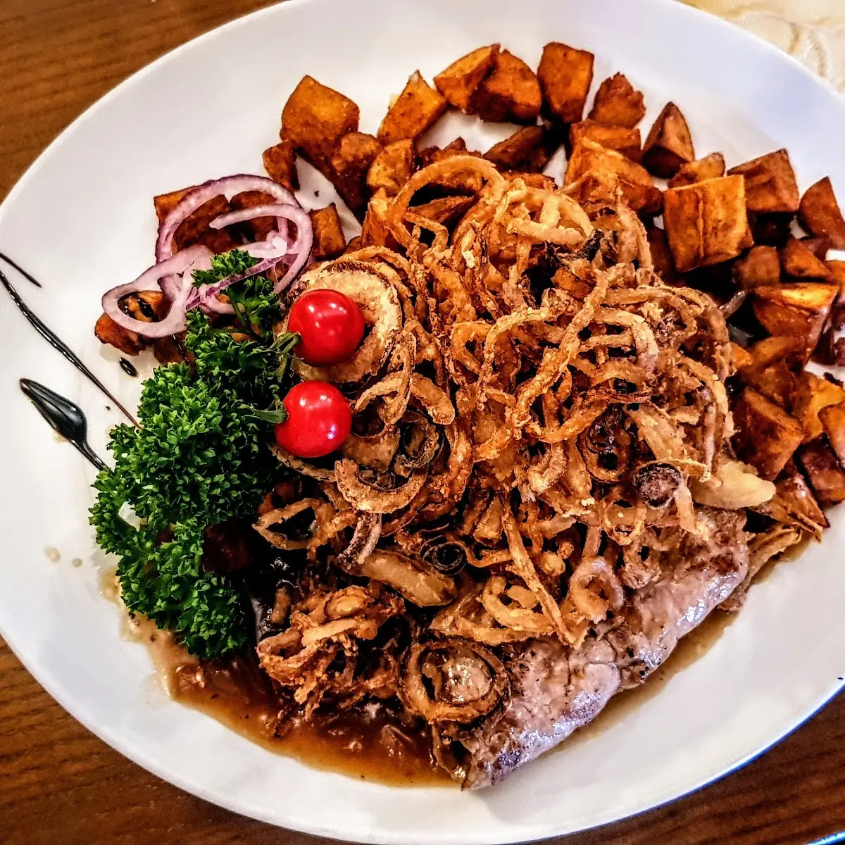 Zwiebelrostbraten
