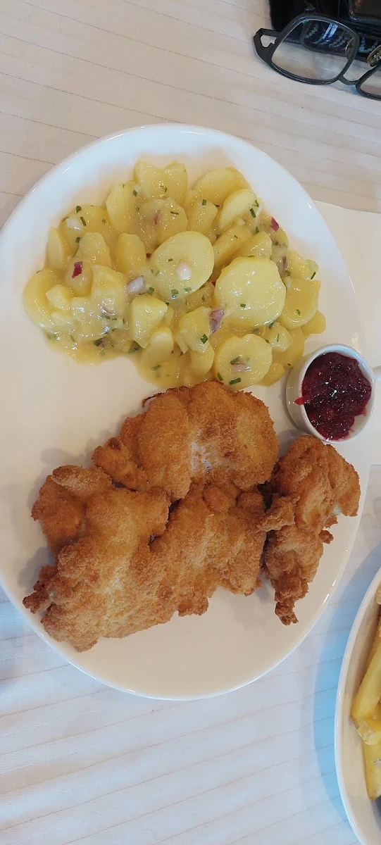 Gebackene Leber Mit Kartoffelsalat