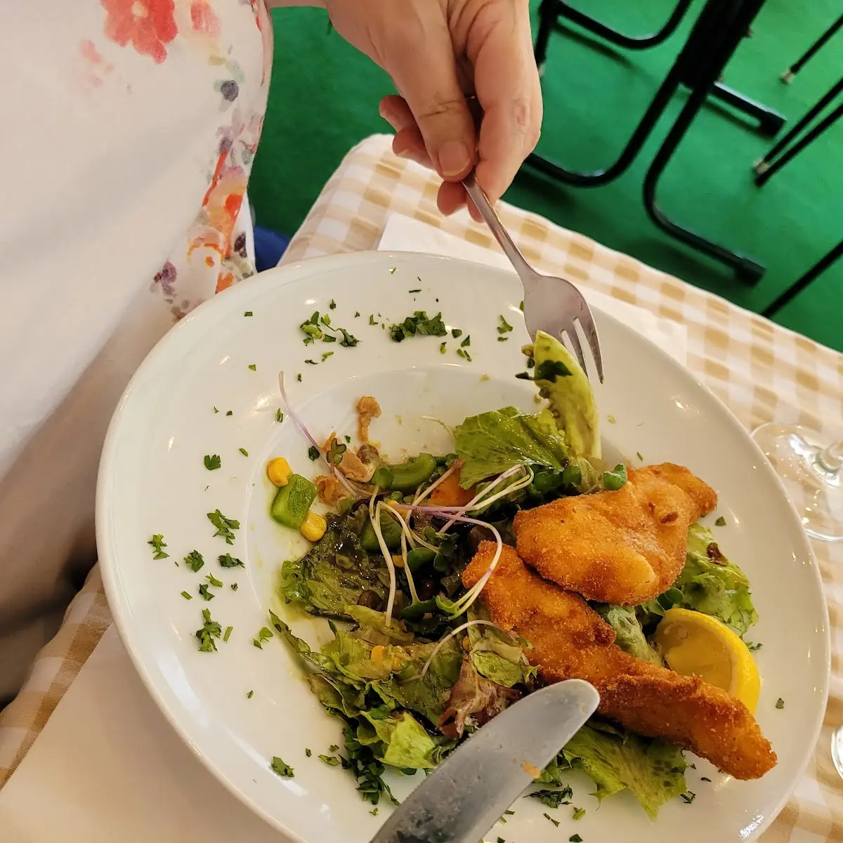 Backhendlsalat