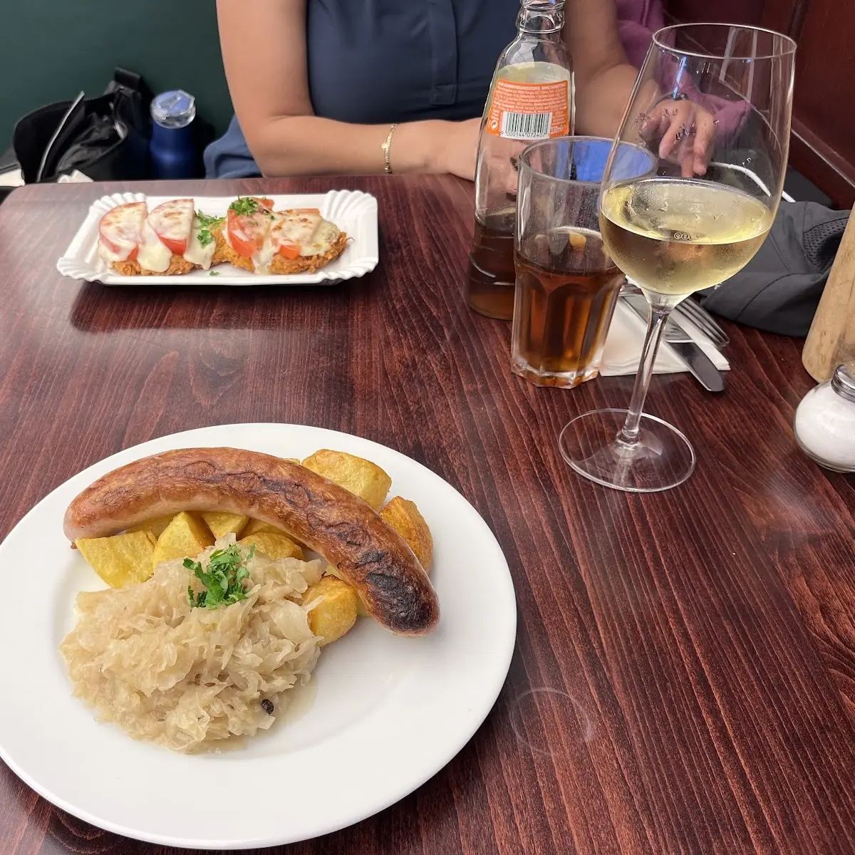 Sausage with Sauerkraut and Potatoes