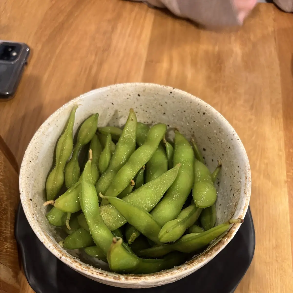 Edamame Salz Sojabohnen
