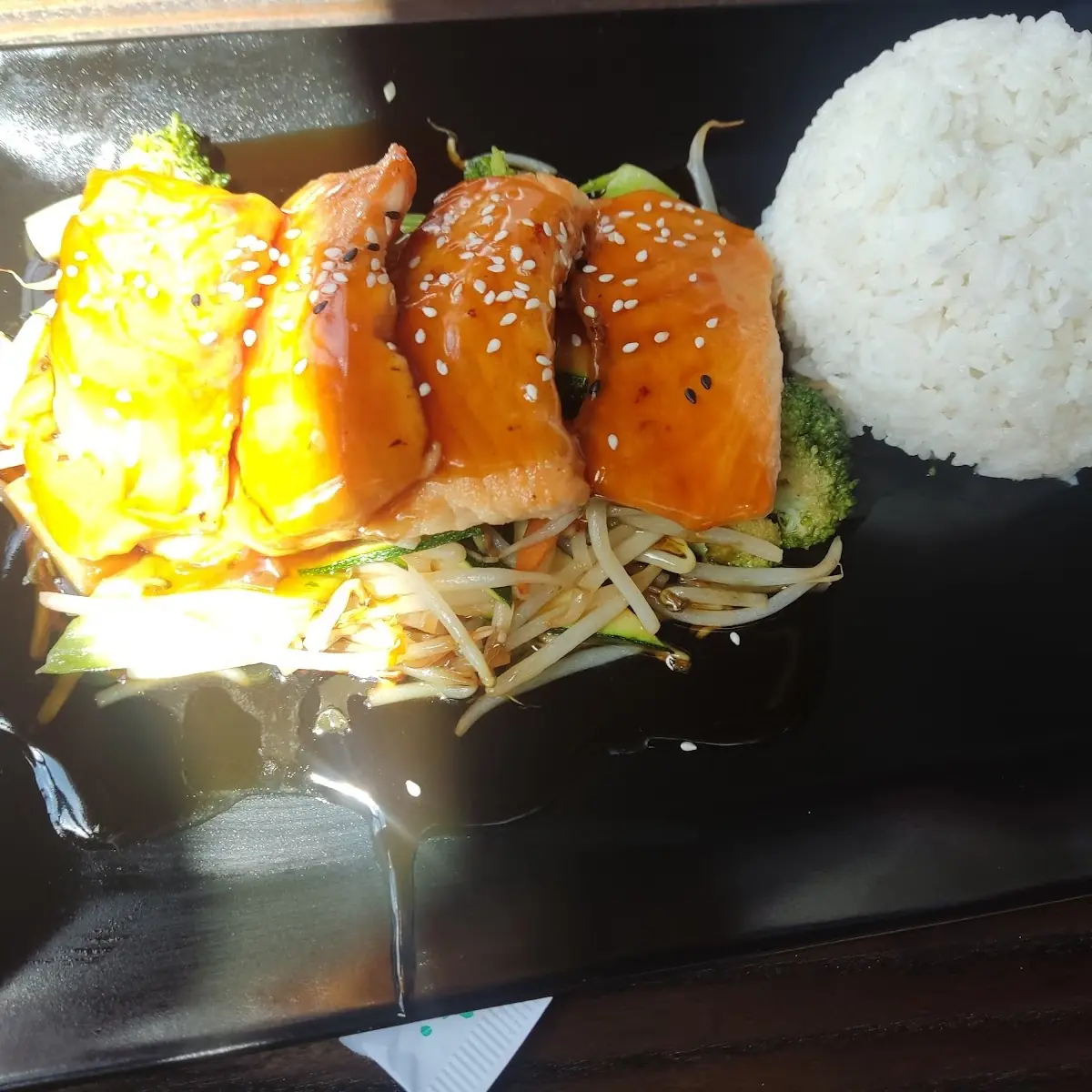 Lachs Teriyaki