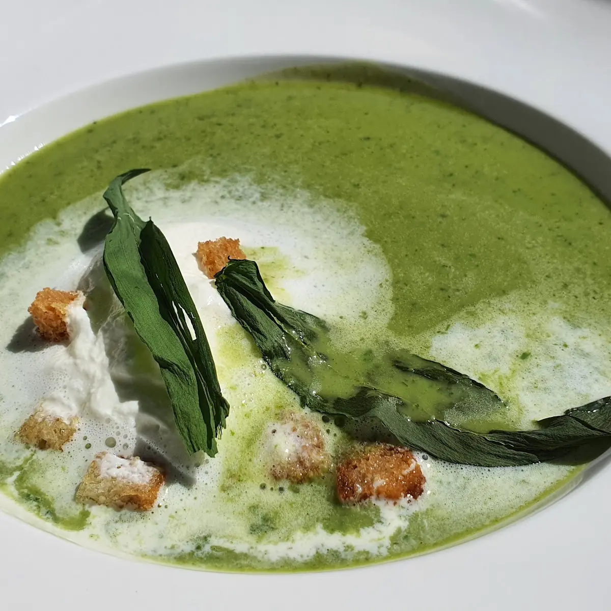 Berlauchcremesuppe