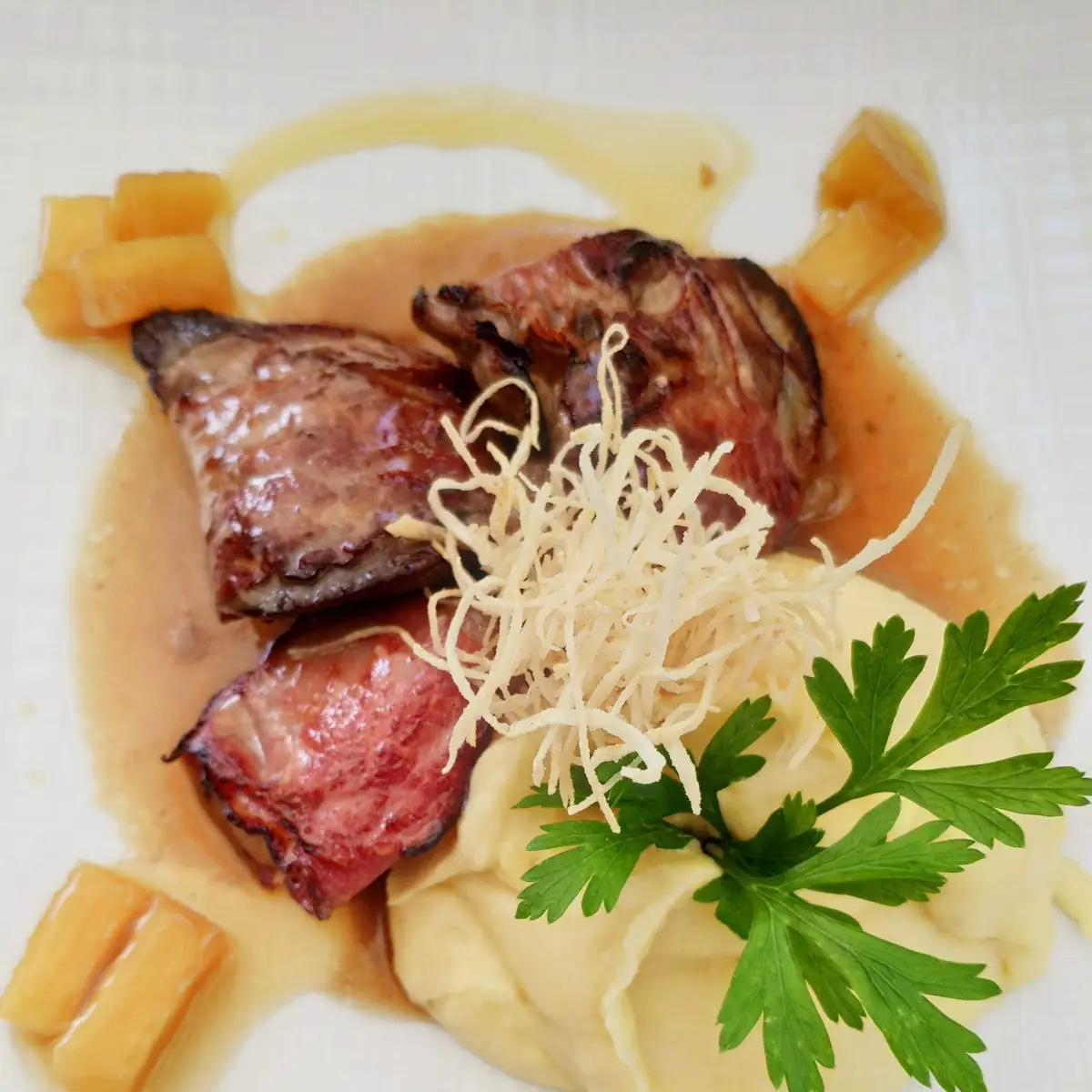 Lammleber Saltimbocca