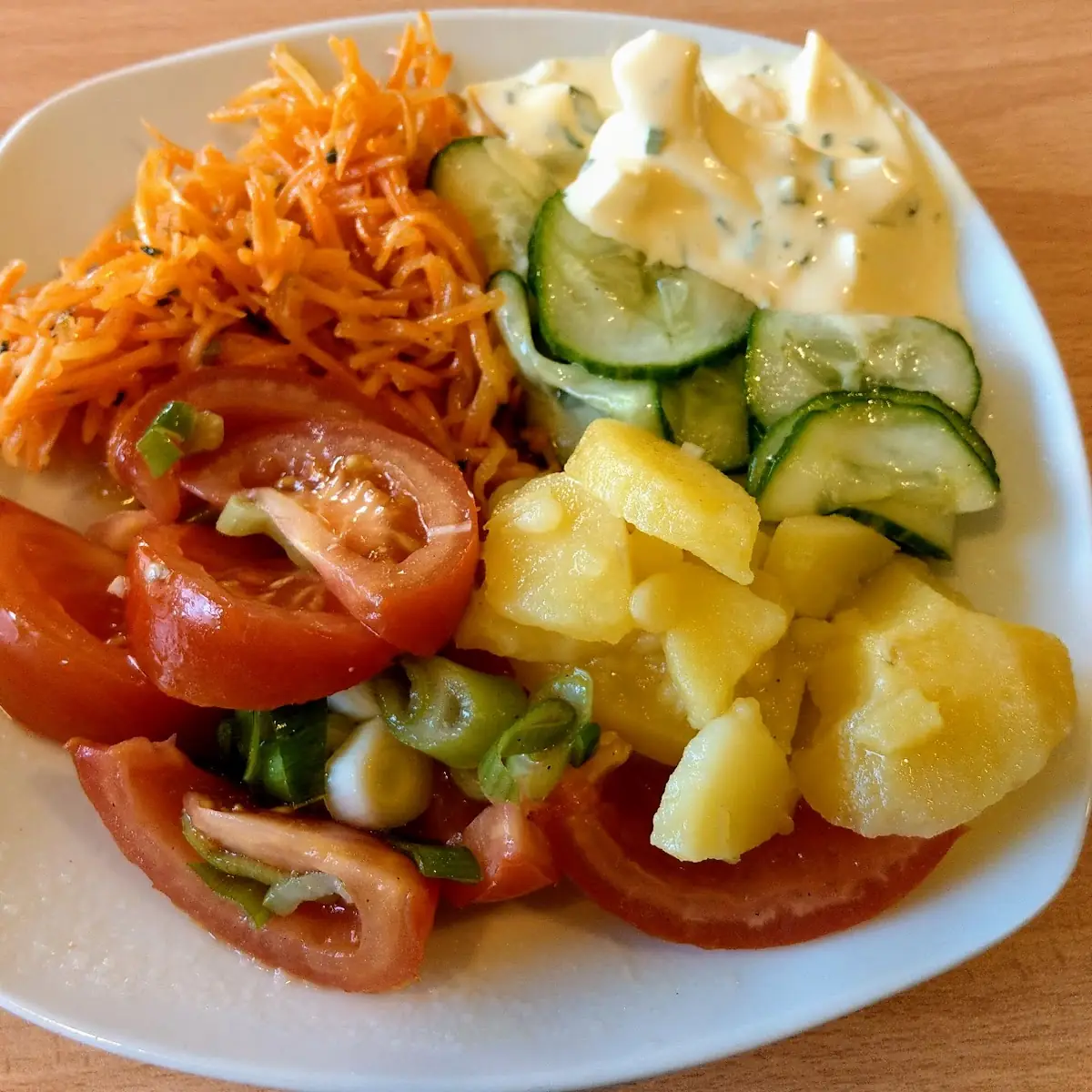 Salat Vom Buffet