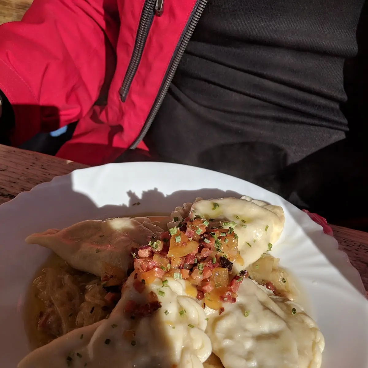 Maultaschen Mit Hack Und Sauerkraut