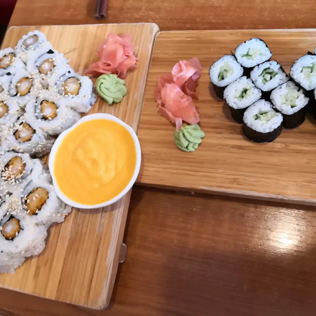 Tempura Maki & Kappa Maki