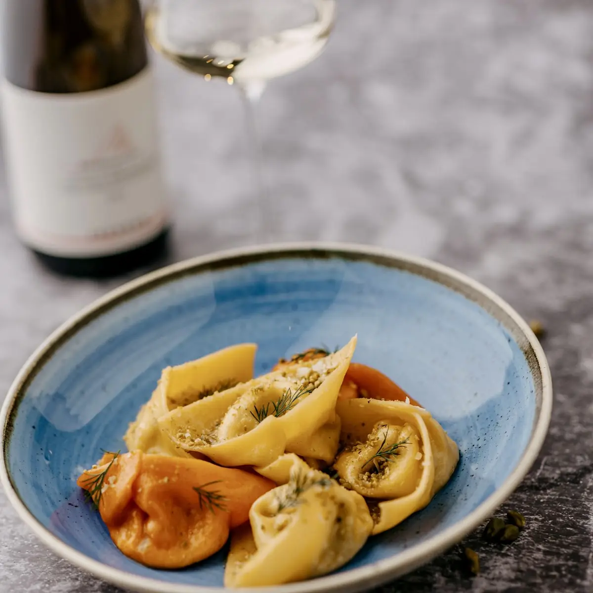 Hausgemachte Ravioli Saisonal Gefüllt