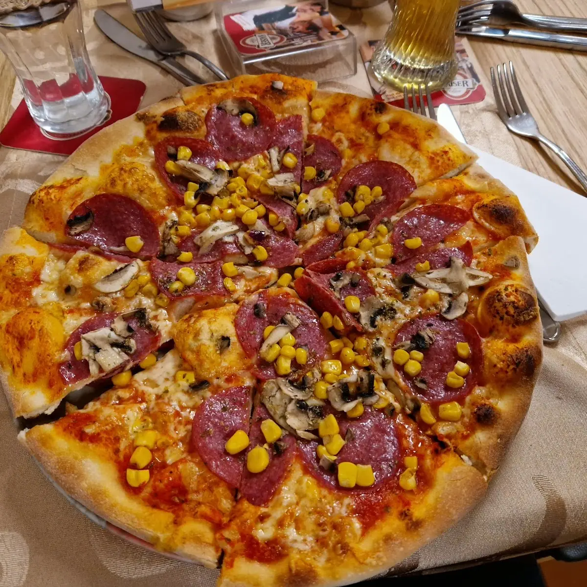 Pizza Bari Mit Schwammerl