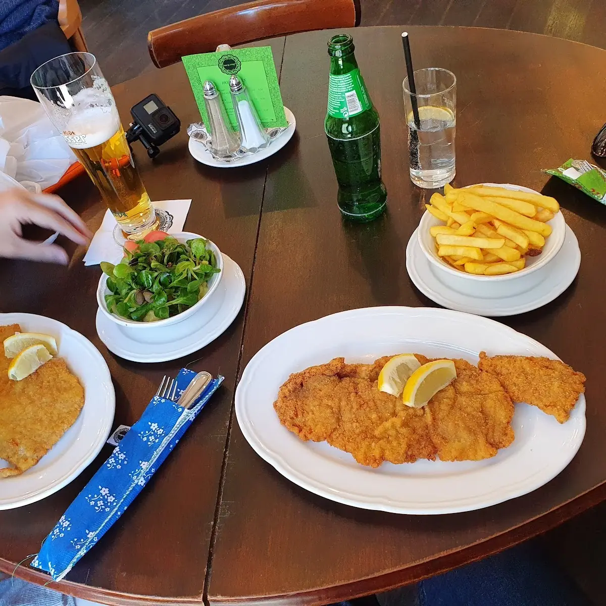 Wiener Schnitzel And French Fries