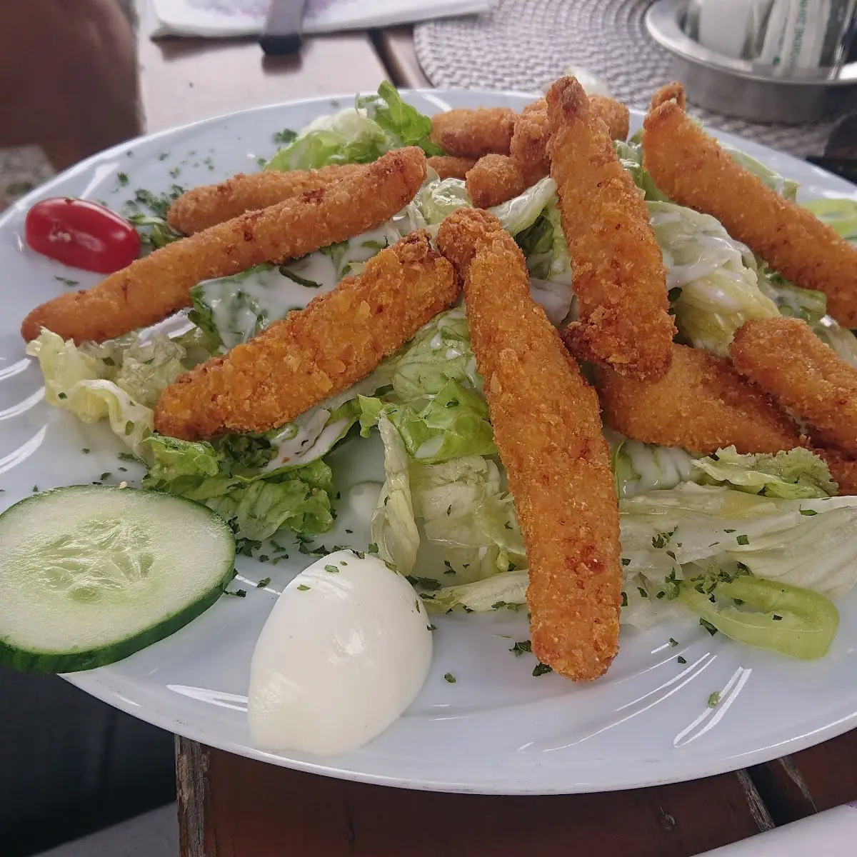 Salat Mit Putenschnitzel