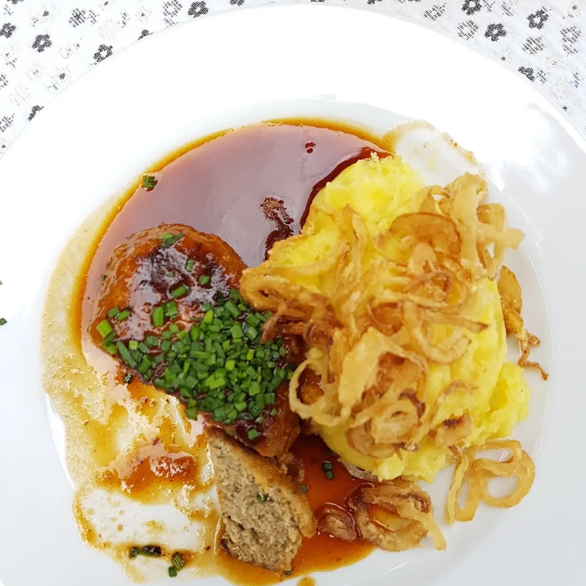 Faschiertes Erdäpfelpüree