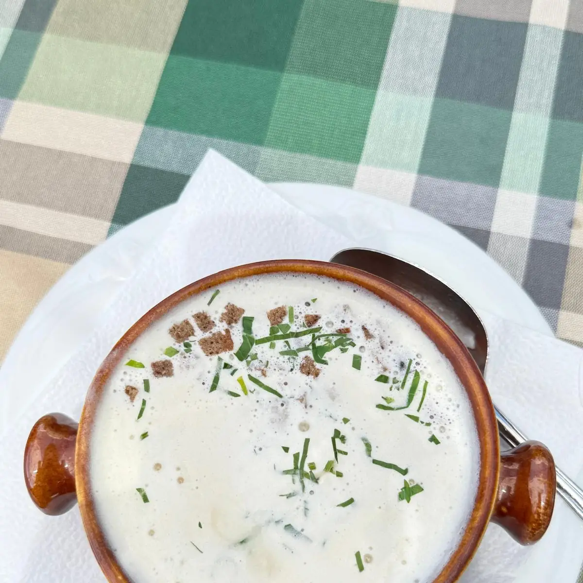 Knoblauchcremsuppe