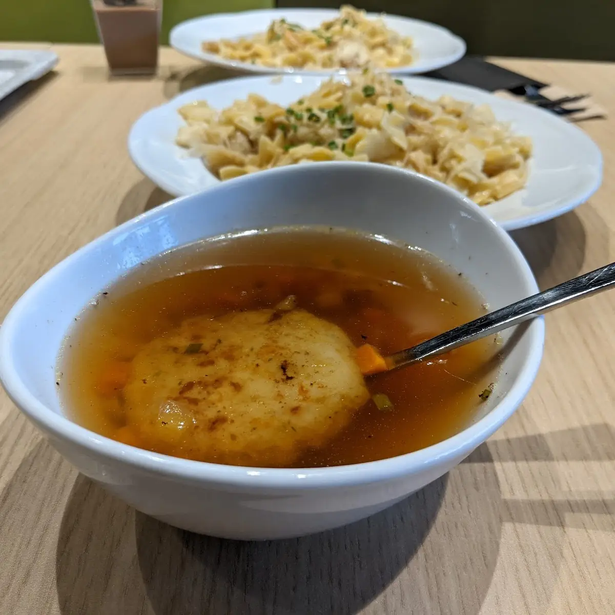 Kaspressknödelsuppe