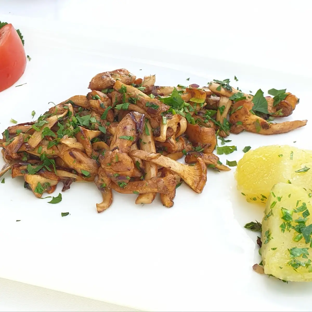 Geröstete Eierschwammerl