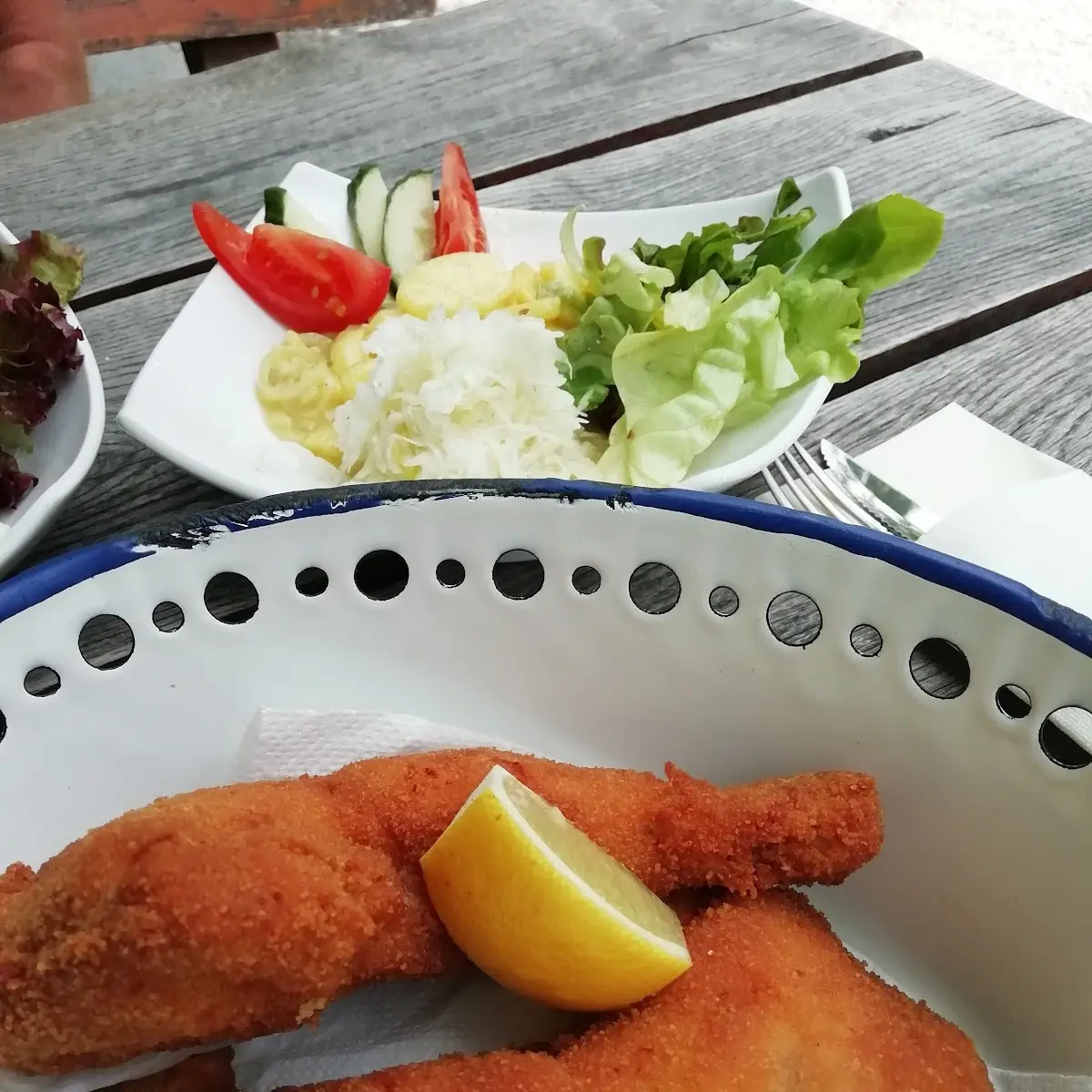 Gebackene Hendlhaxen